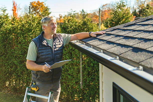Professional Flat Roof Repair technician working in Traphill, NC